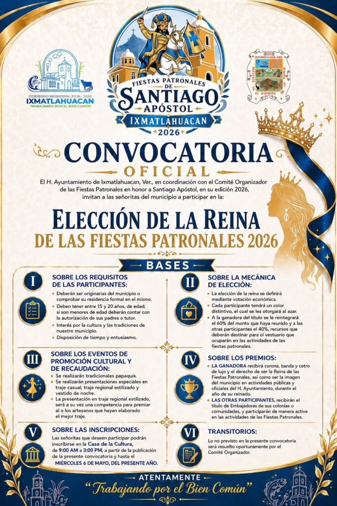 convocatoria fiestas patronales